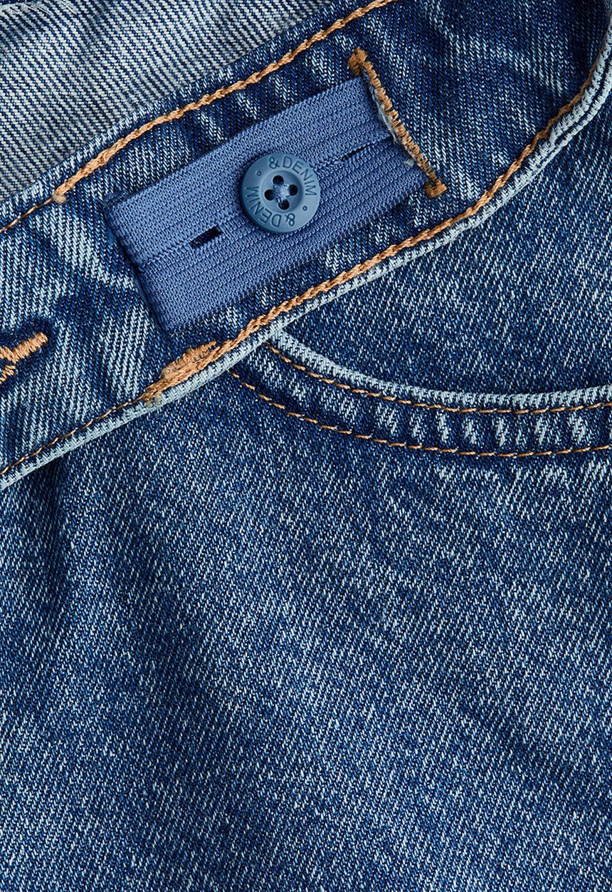 H&M - Baggy fit denim shorts - denim blue