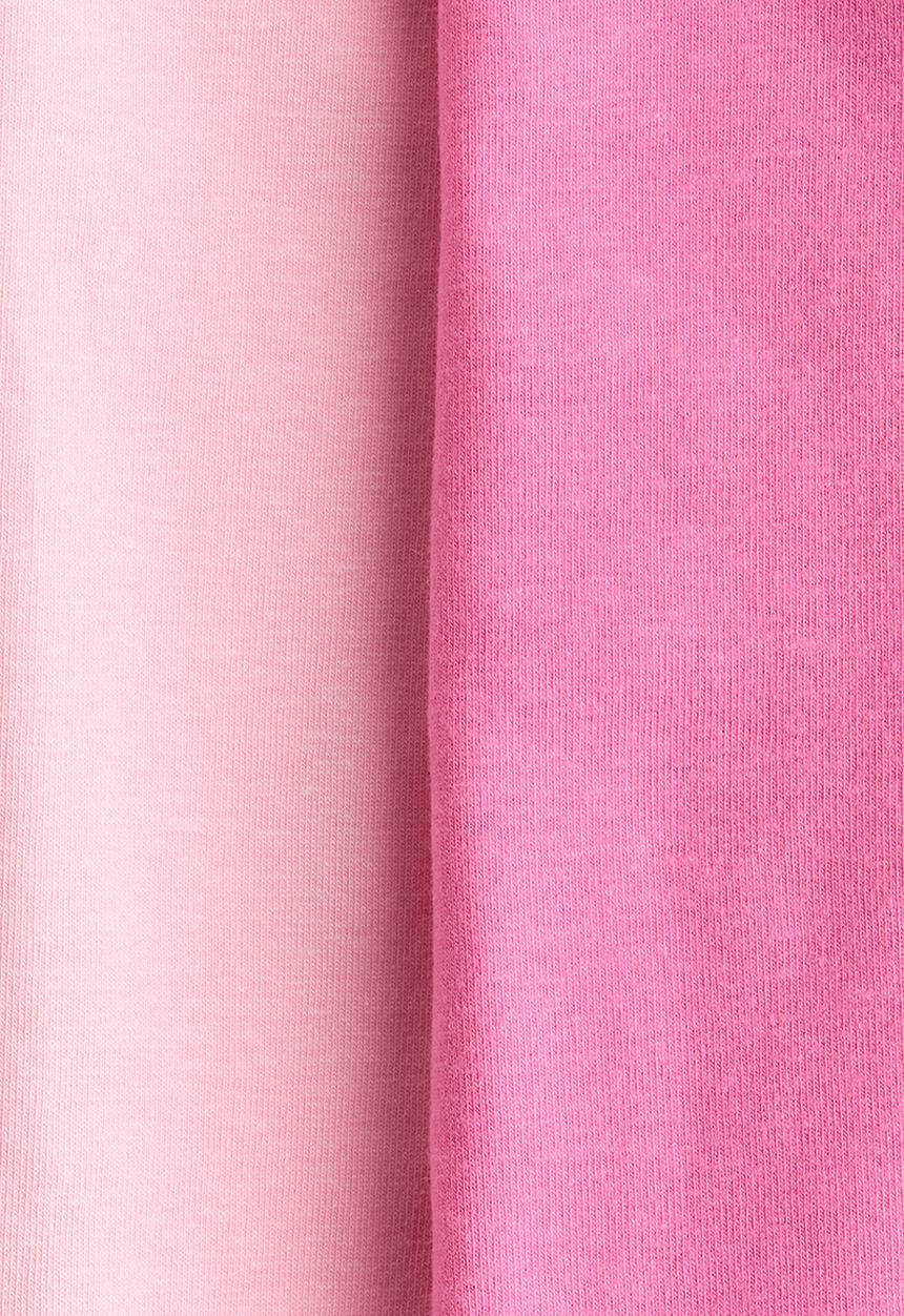 H&M - 2-pack cotton cycling shorts - pink/light pink