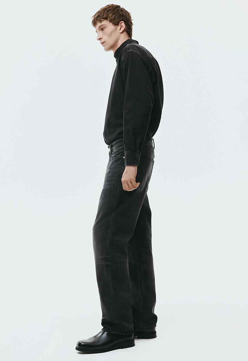 H&M - Loose jeans - washed black
