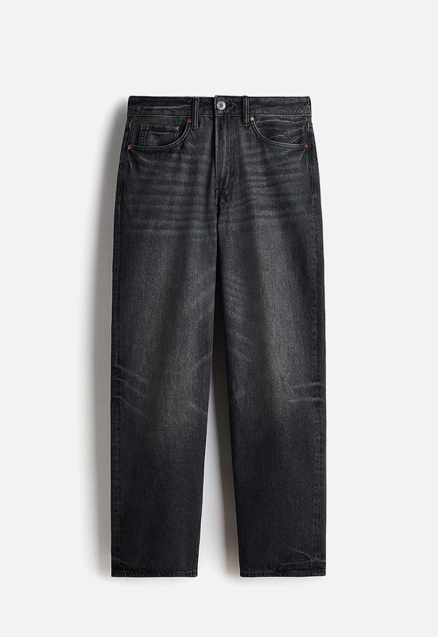 H&M - Loose jeans - washed black
