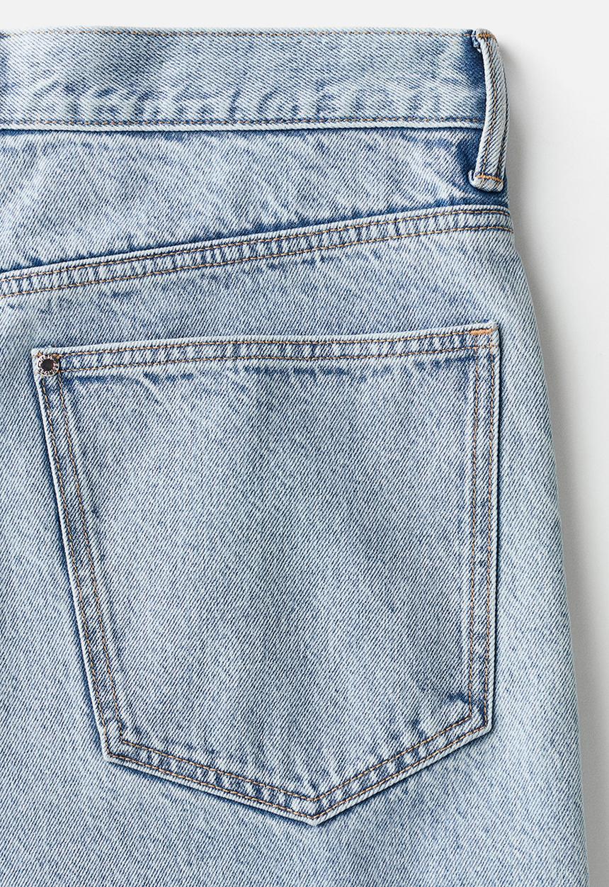 H&M - Baggy denim shorts - light denim blue