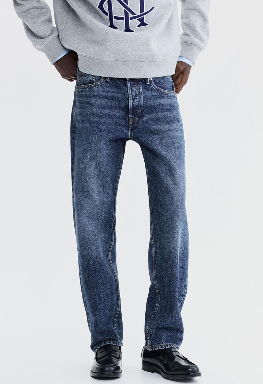 H&M - Original straight jeans  - dark denim blue