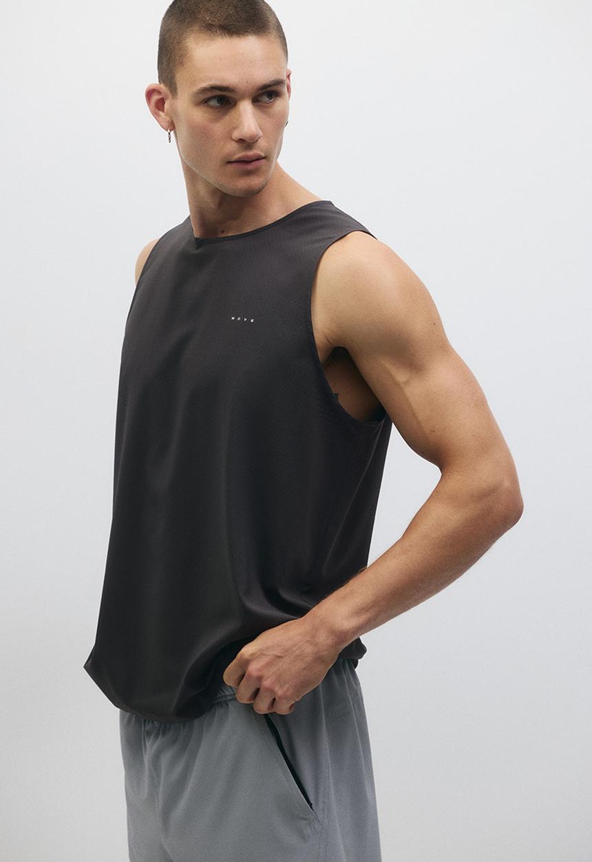 H&M - Regular fit sports vest top with drymove? - dark grey
