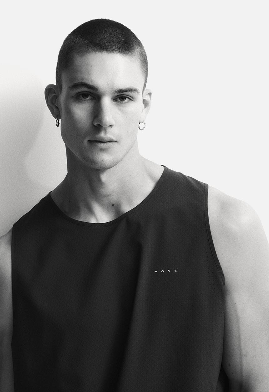 H&M - Regular fit sports vest top with drymove? - dark grey