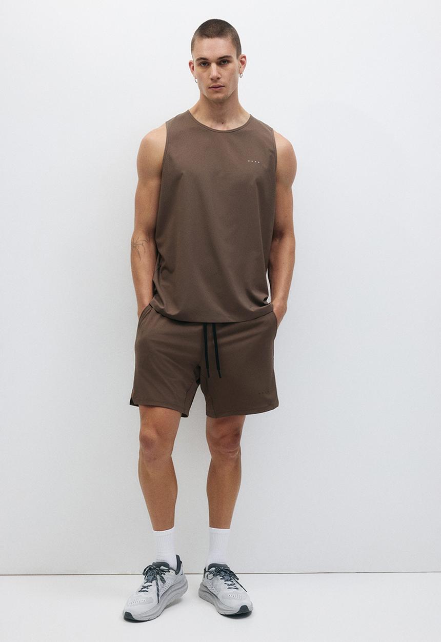 H&M - Regular fit sports vest top with drymove? - brown