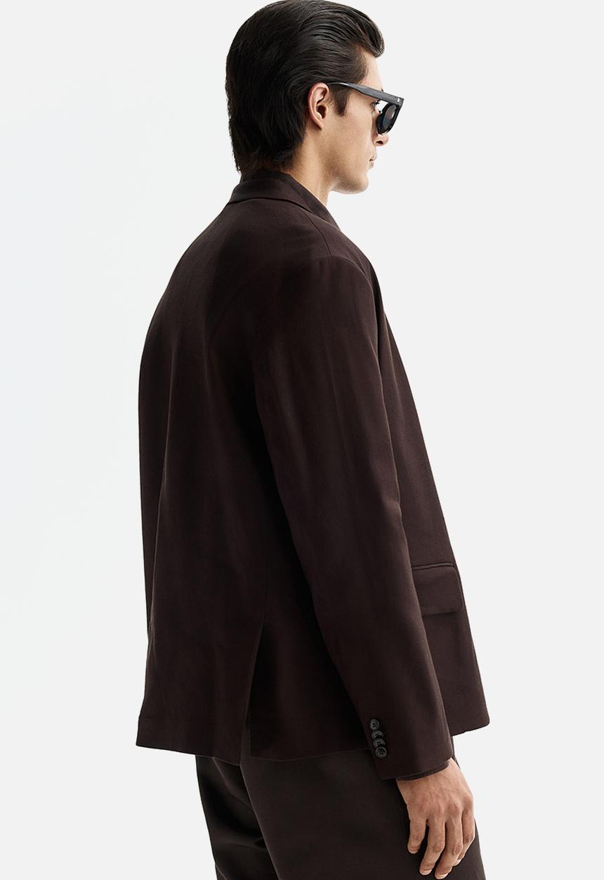 H&M - Relaxed fit jacket - dark brown