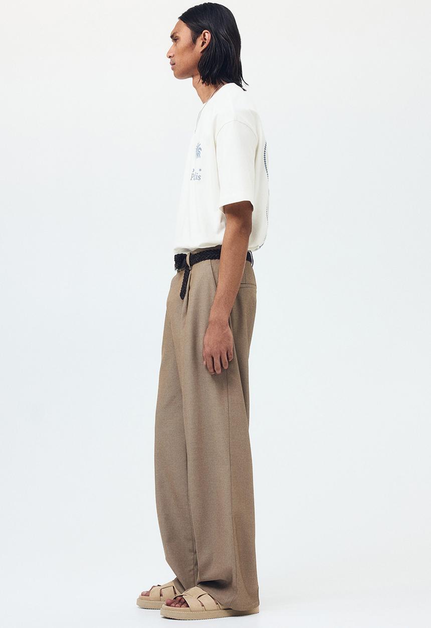 H&M - Relaxed fit printed cotton t-shirt - cream/paradis