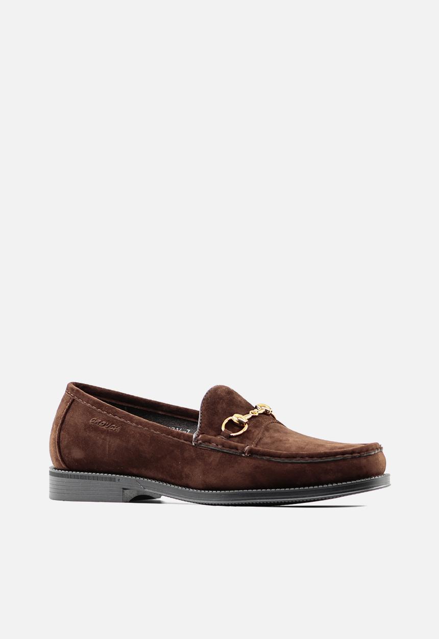 PC - Horsebit Suede loafer - Brown
