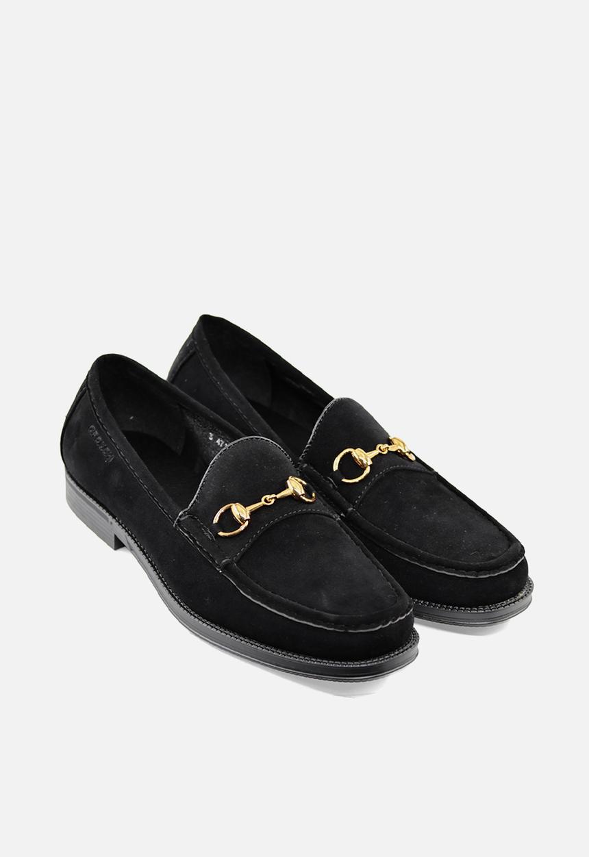 PC - Horsebit Suede loafer - Black
