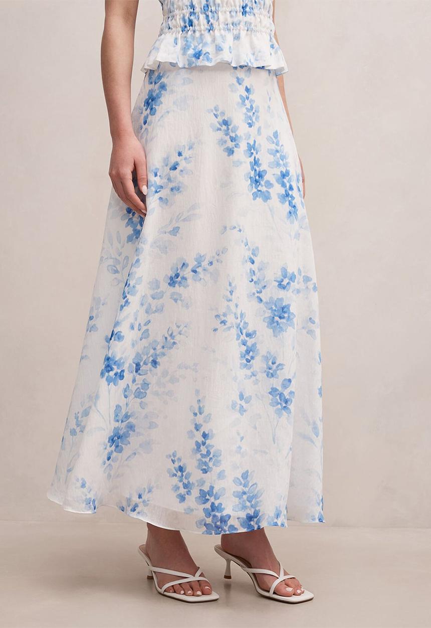 Forever New - Maisie circle midi skirt in suki floral co-ord