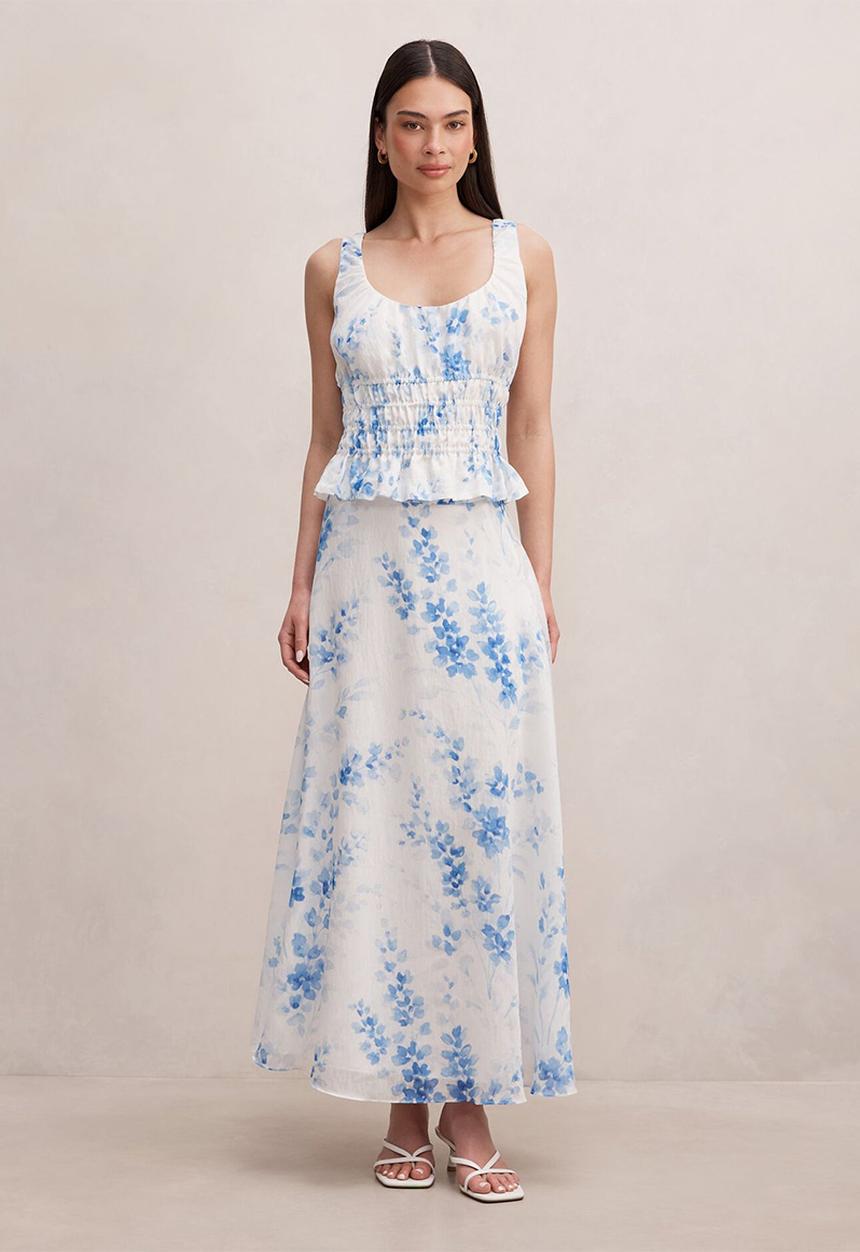 Forever New - Maisie circle midi skirt in suki floral co-ord