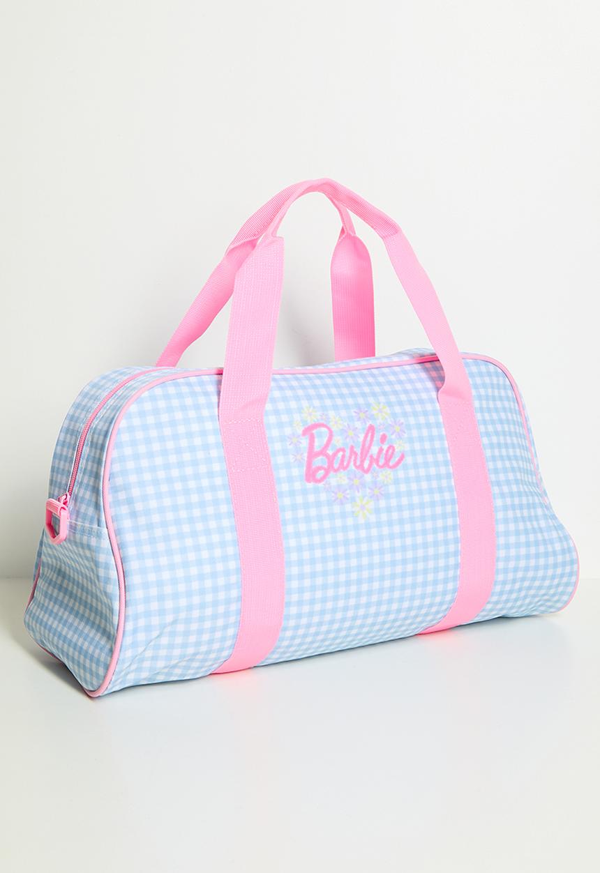 Pop Candy - Barbie Gingham Duffle - pink/blue check