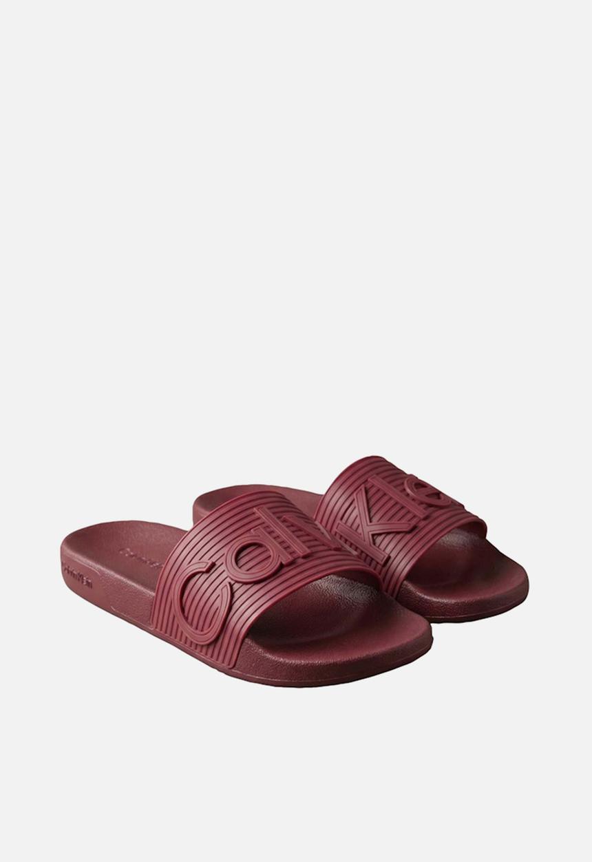 Calvin Klein - Ess Slide Texture - Rhubarb