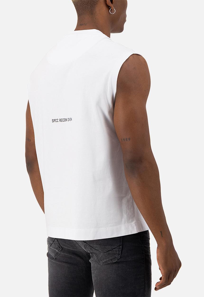 S.P.C.C - Recon Batallion Sleeveless Tee  - White