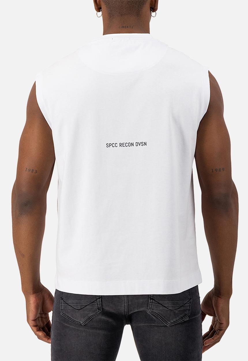 S.P.C.C - Recon Batallion Sleeveless Tee  - White