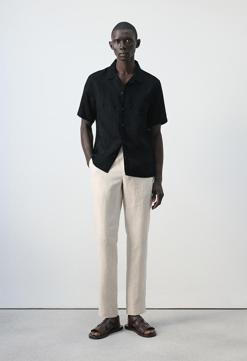 MANGO - Shirt Ants - Navy