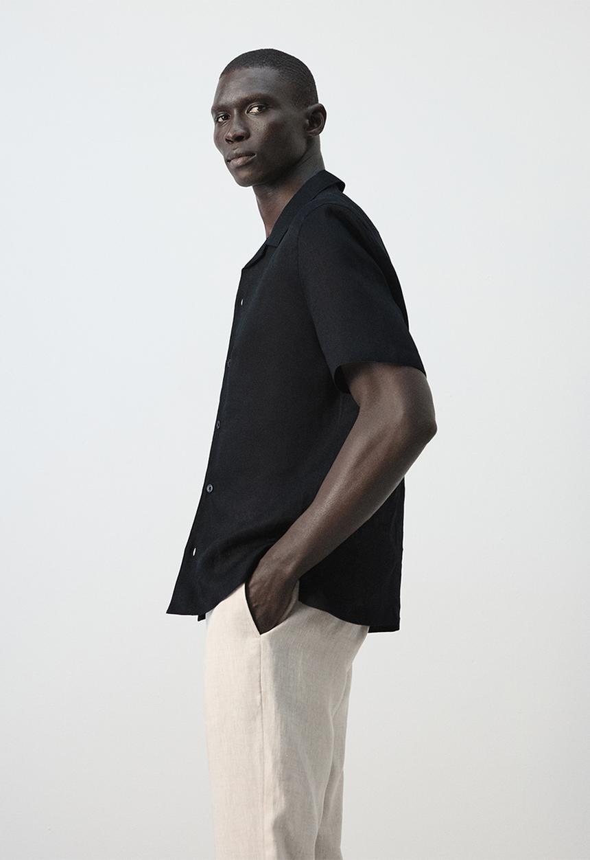 MANGO - Shirt Ants - Navy