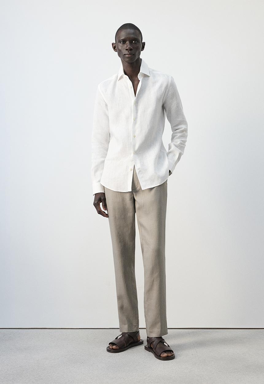 MANGO - Shirt Tucan - Whiite