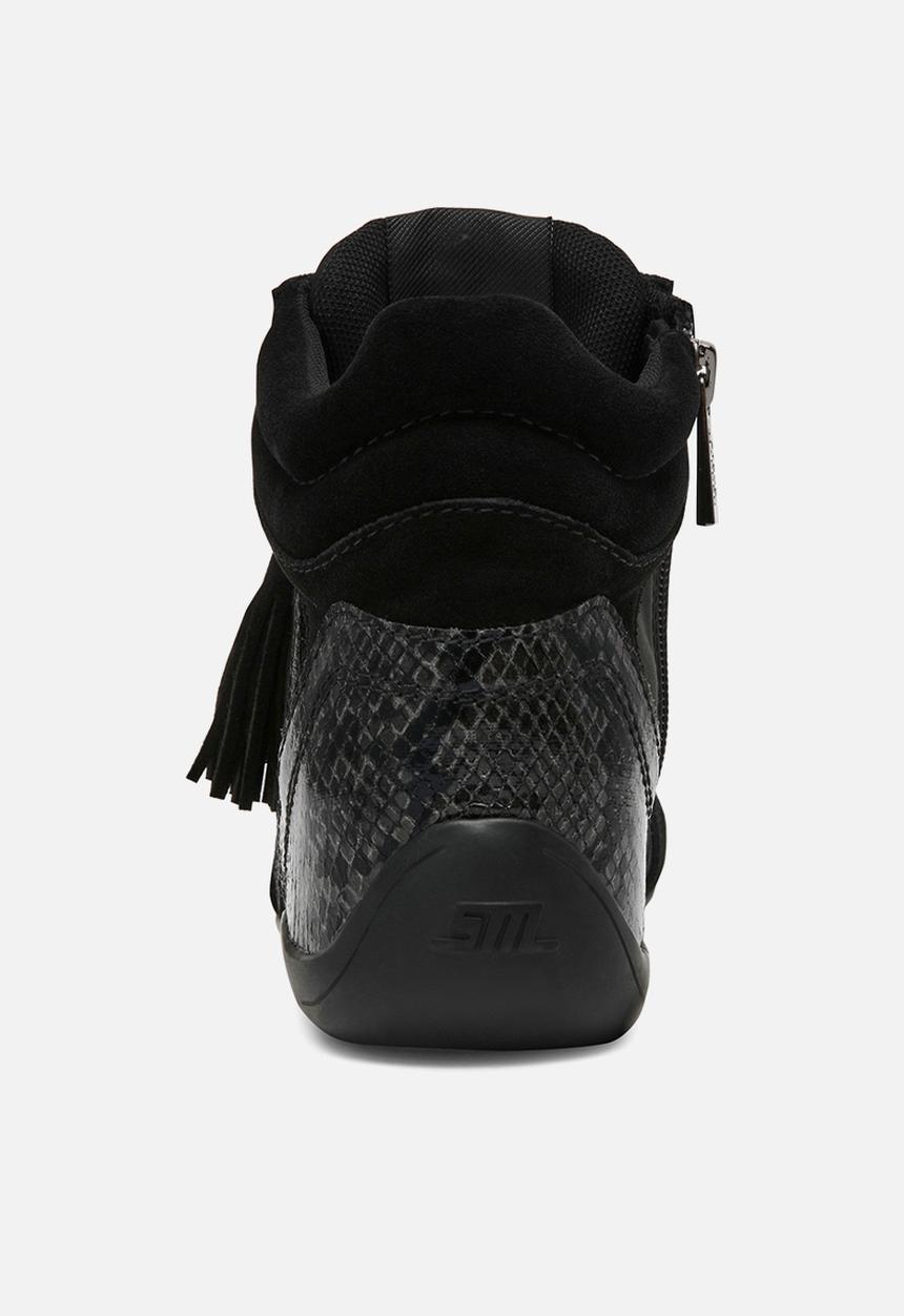 Steve Madden - Fathom sneaker - black sued