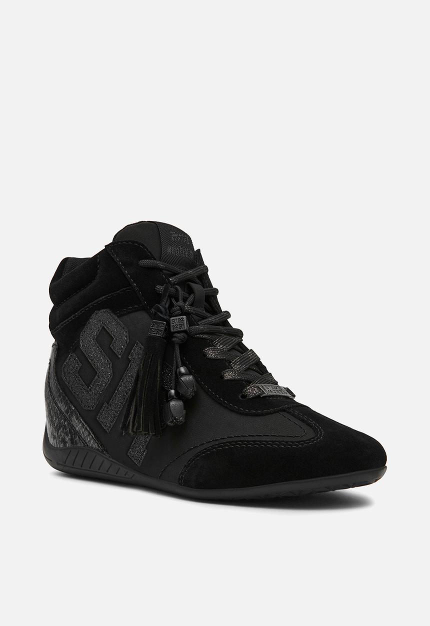Steve Madden - Fathom sneaker - black sued