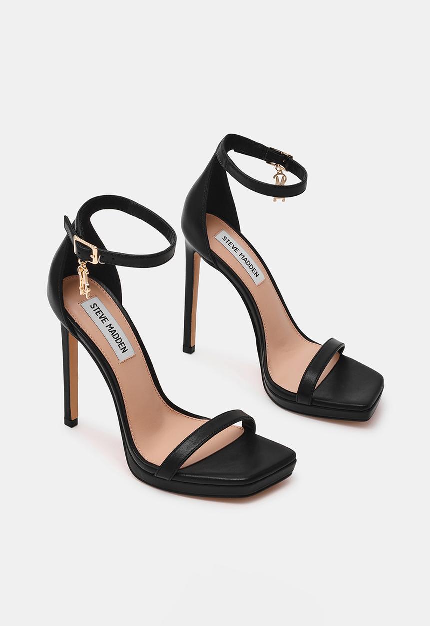 Steve Madden - Iridessa open toe ankle strap - black