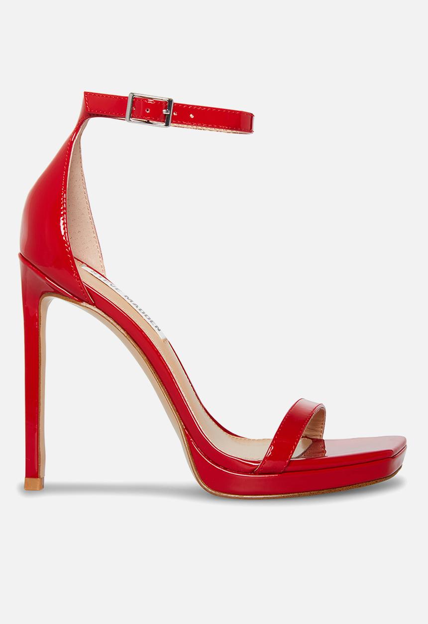 Steve Madden - Iridessa open toe ankle strap - red patent
