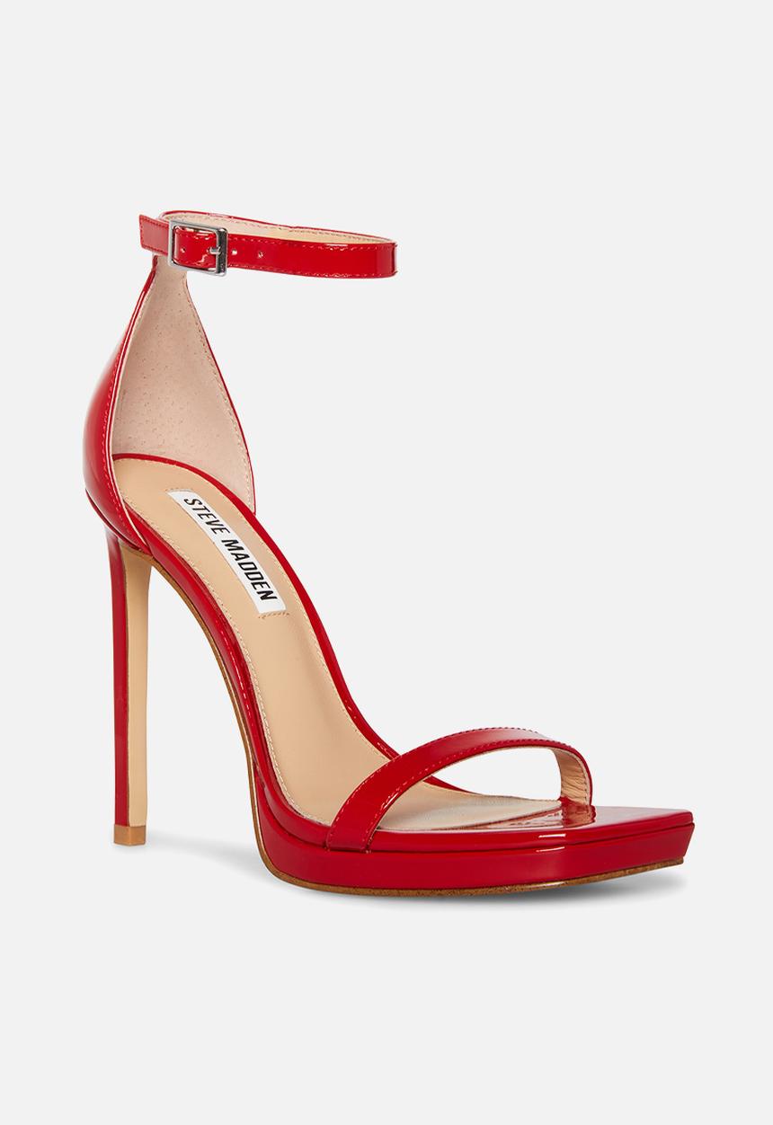 Steve Madden - Iridessa open toe ankle strap - red patent