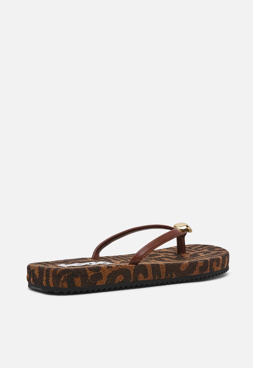 Steve Madden - Surfup thong - brn multi