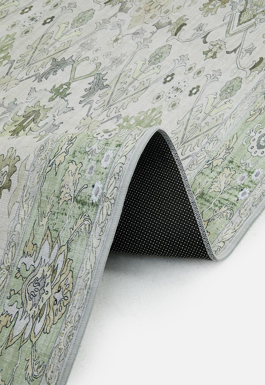 Sixth Floor - Nara Vintage Antique Runner - Sage