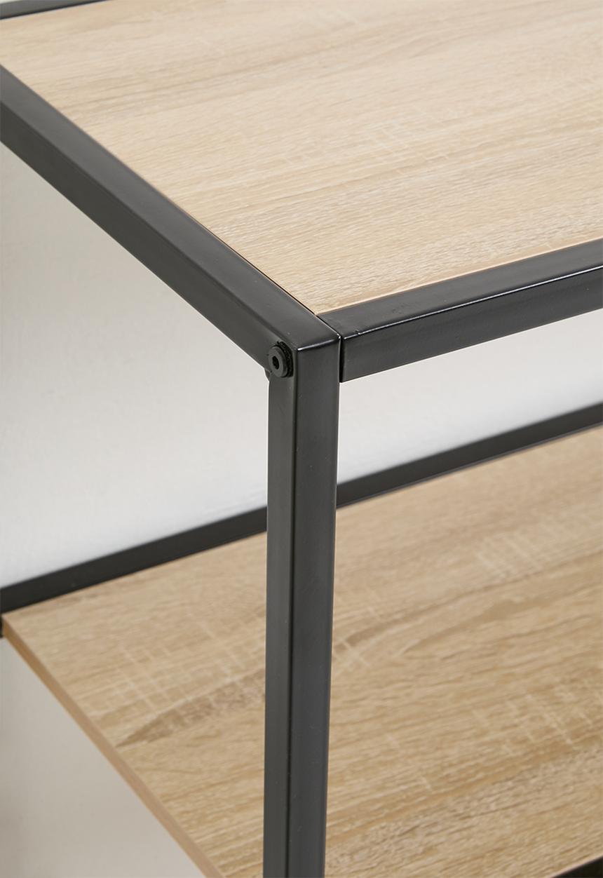 H&S - Fluted shelf - black/natural
