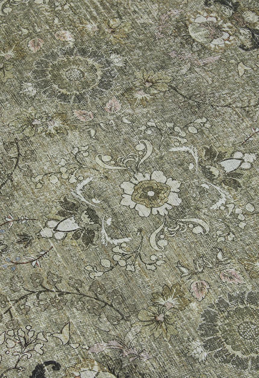Sixth Floor - Vida Floral Rug Olive