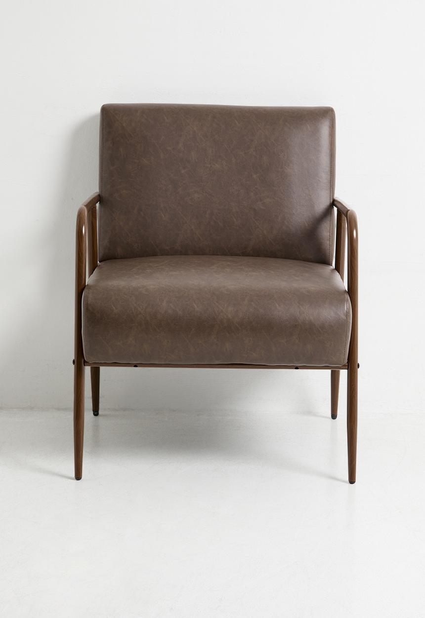 Sixth Floor - Monaco PU Occasional Chair - Biscuit