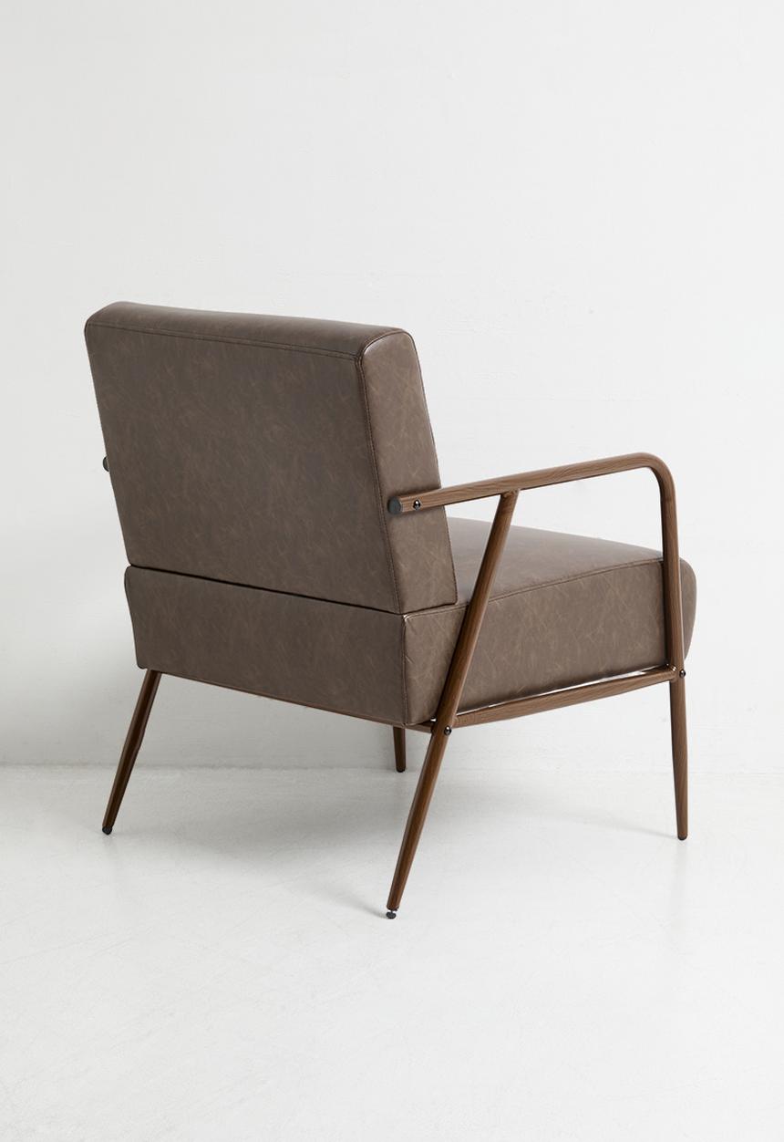 Sixth Floor - Monaco PU Occasional Chair - Biscuit