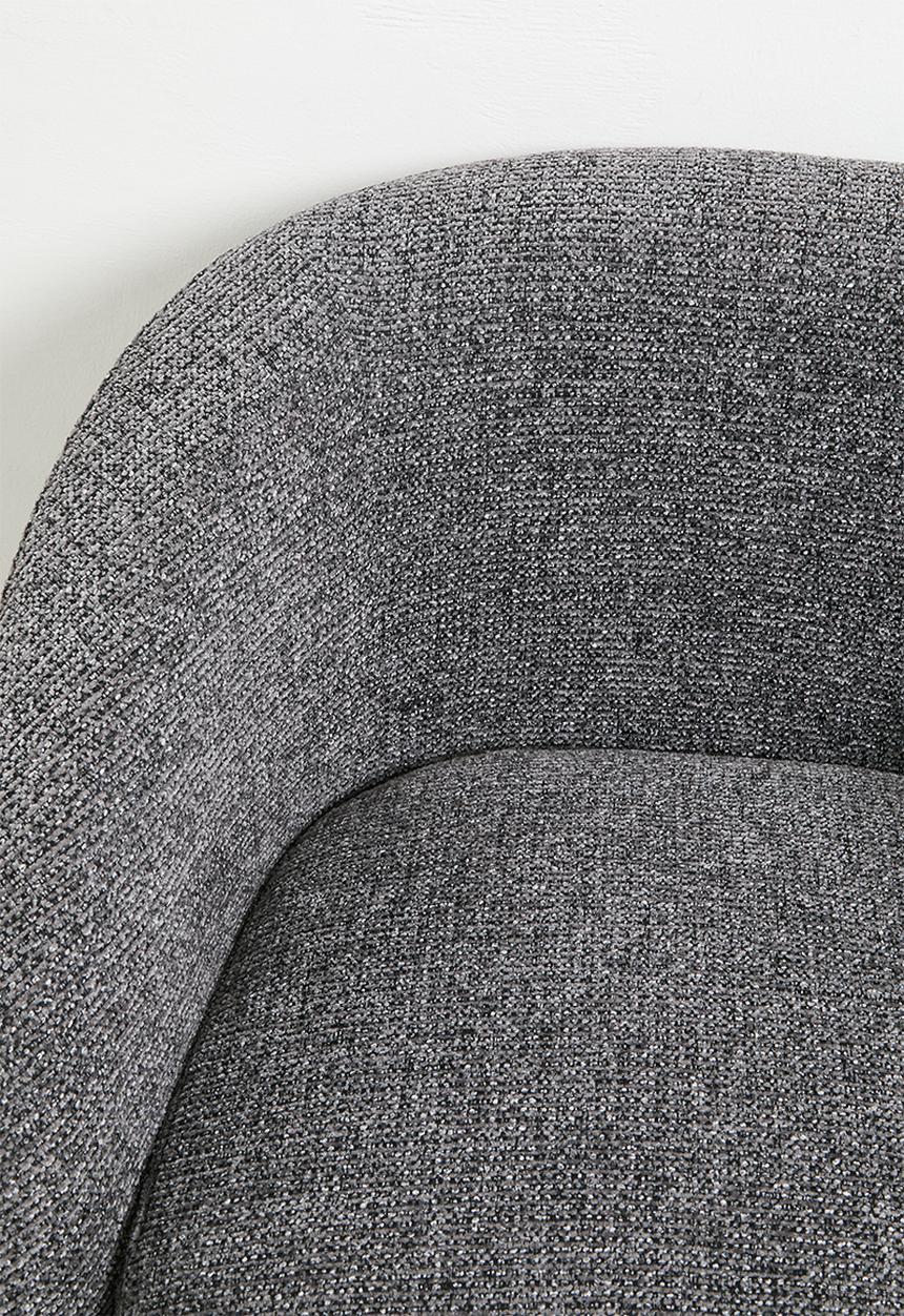 Sixth Floor - Verona Swivel Chair - Charcoal