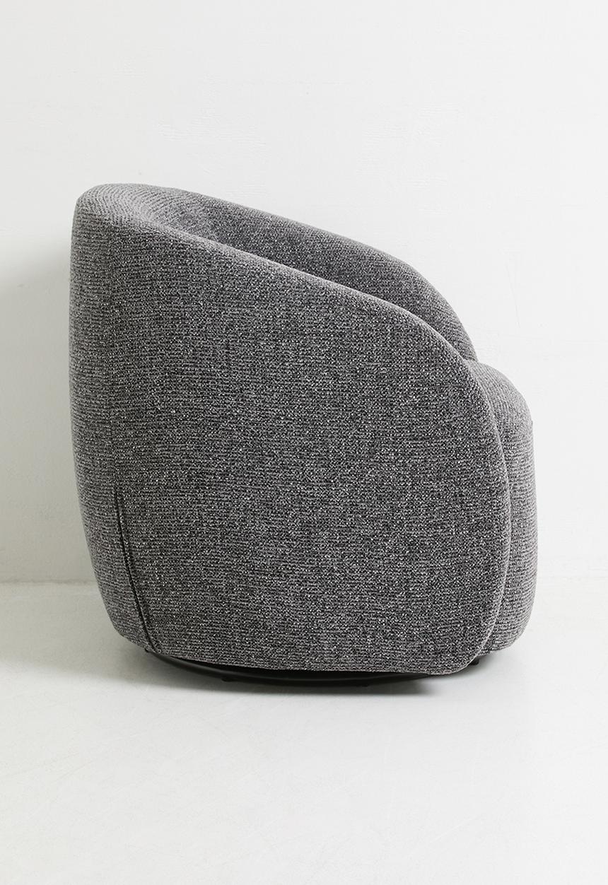 Sixth Floor - Verona Swivel Chair - Charcoal