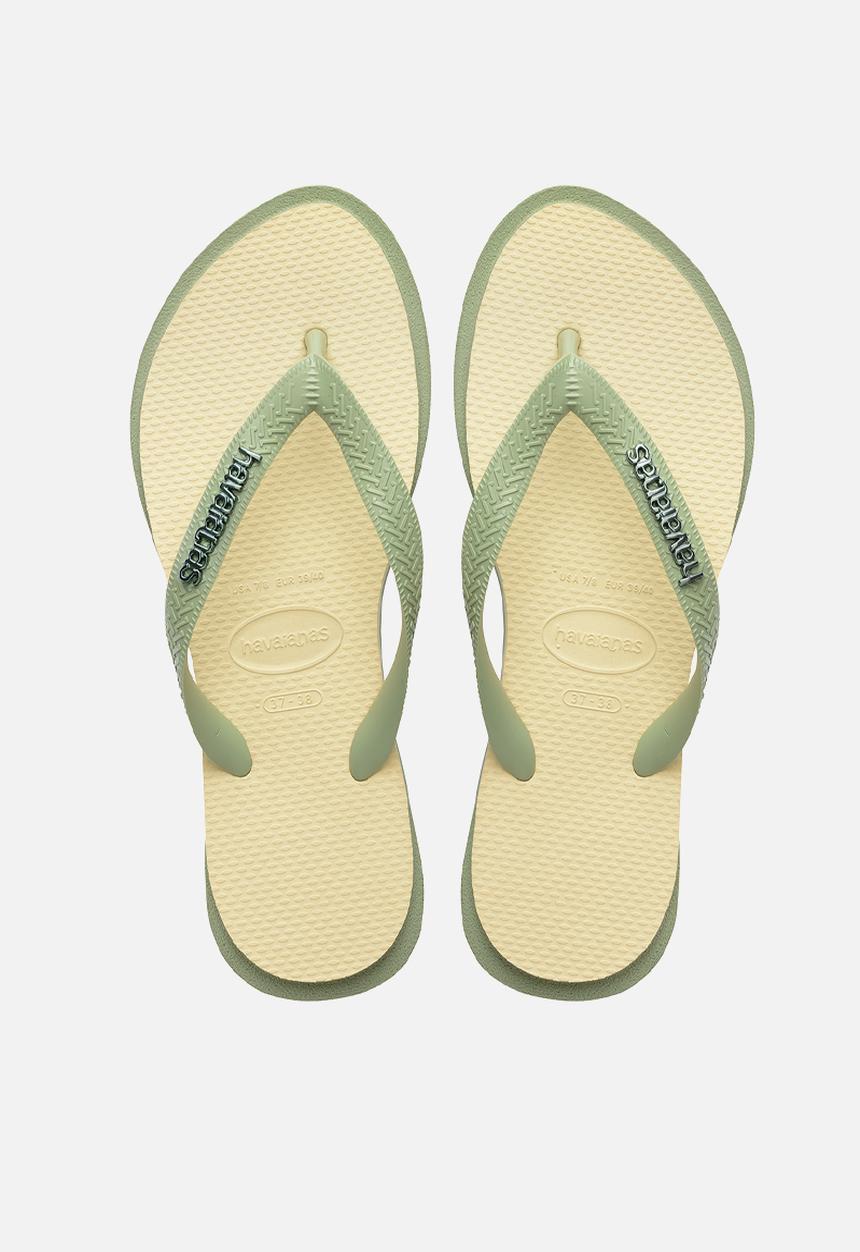 Havaianas - Point fusion green/beige