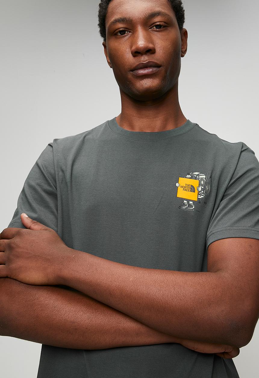 The North Face - Gear up get out rlx ss teegraphic - anthracite grey