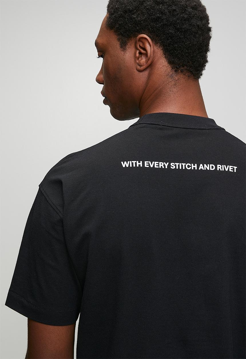 POLO - Mens pjc flame graphic tee - black