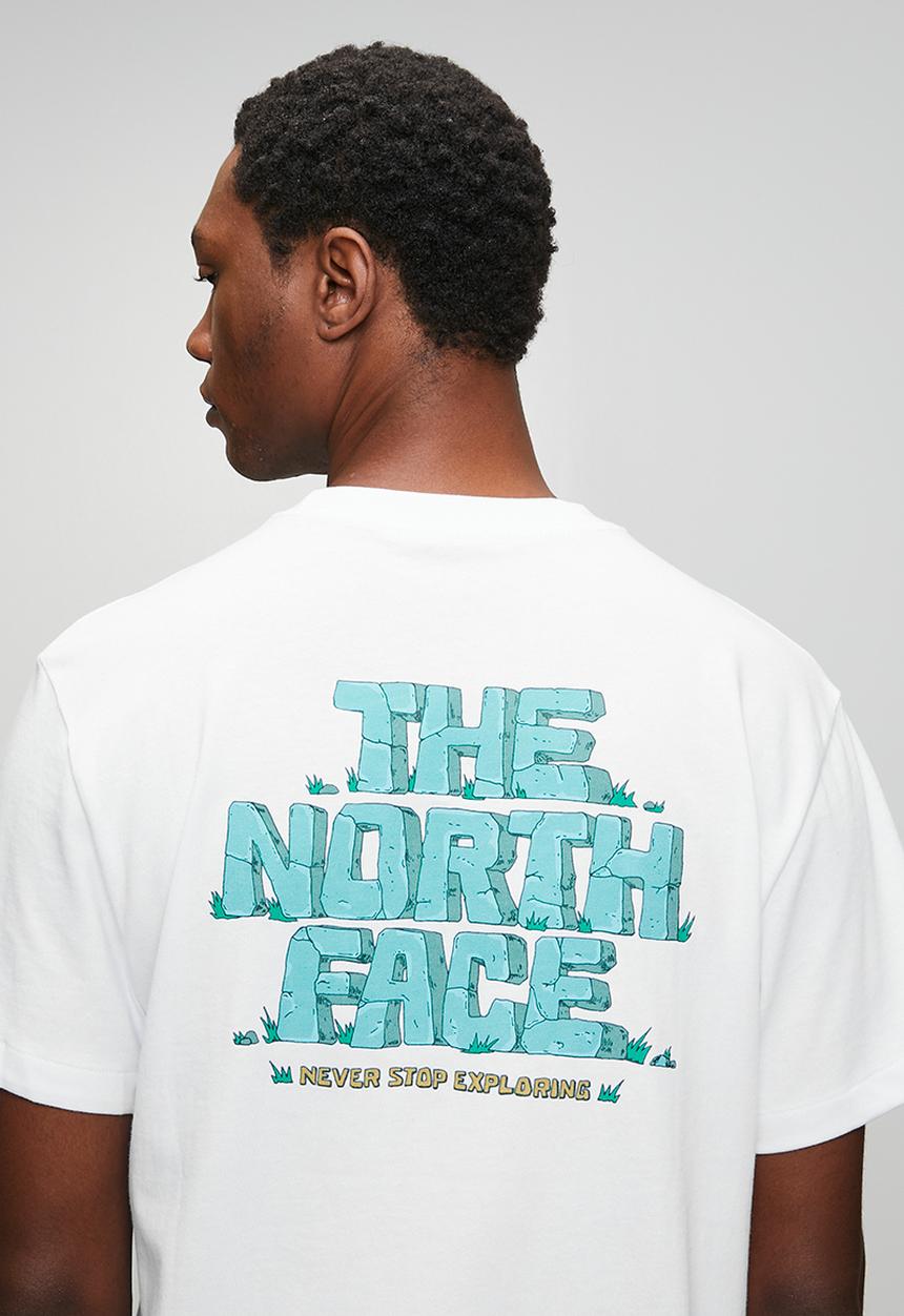 The North Face - Stone logo rlx ss tee - graphic tnf white