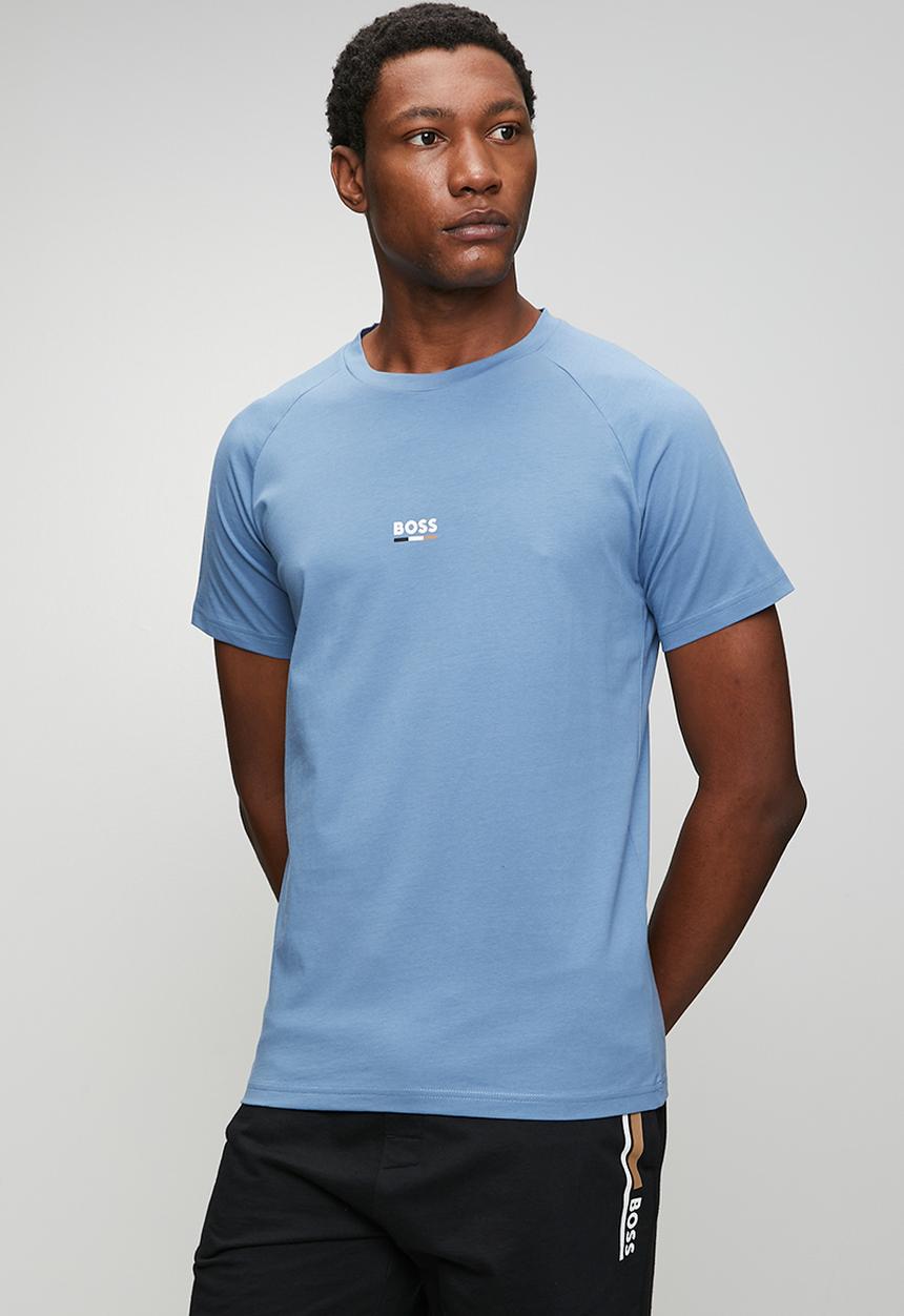 BOSS - T-Shirt RN Slim Fit - Light/Pastel Blue