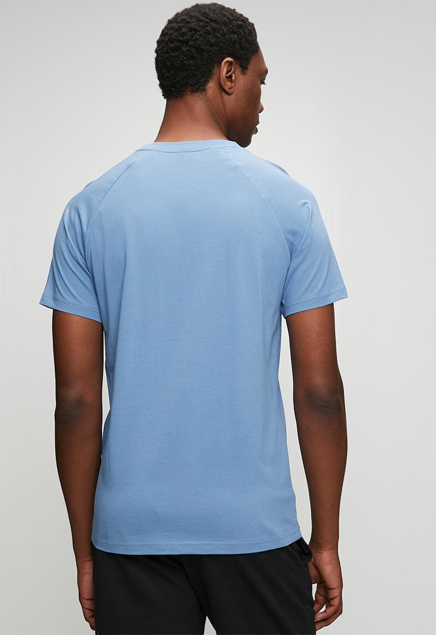 BOSS - T-Shirt RN Slim Fit - Light/Pastel Blue