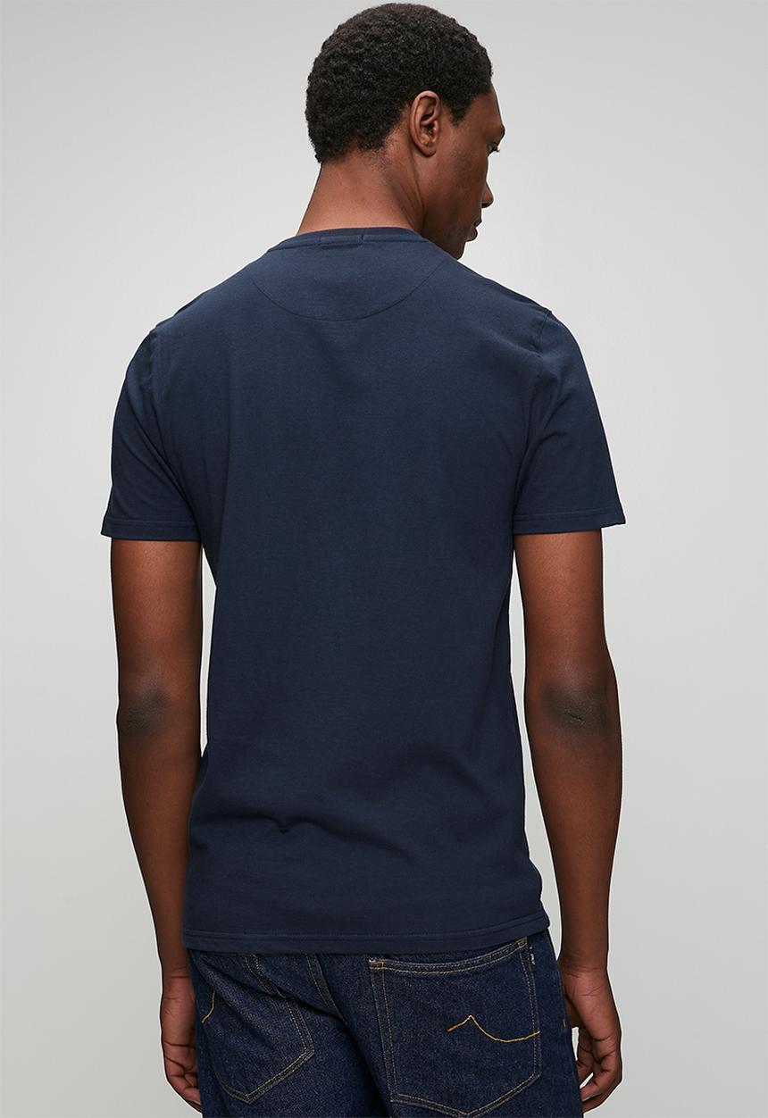 POLO - Mens logo printed  short sleeve T-shirt - navy