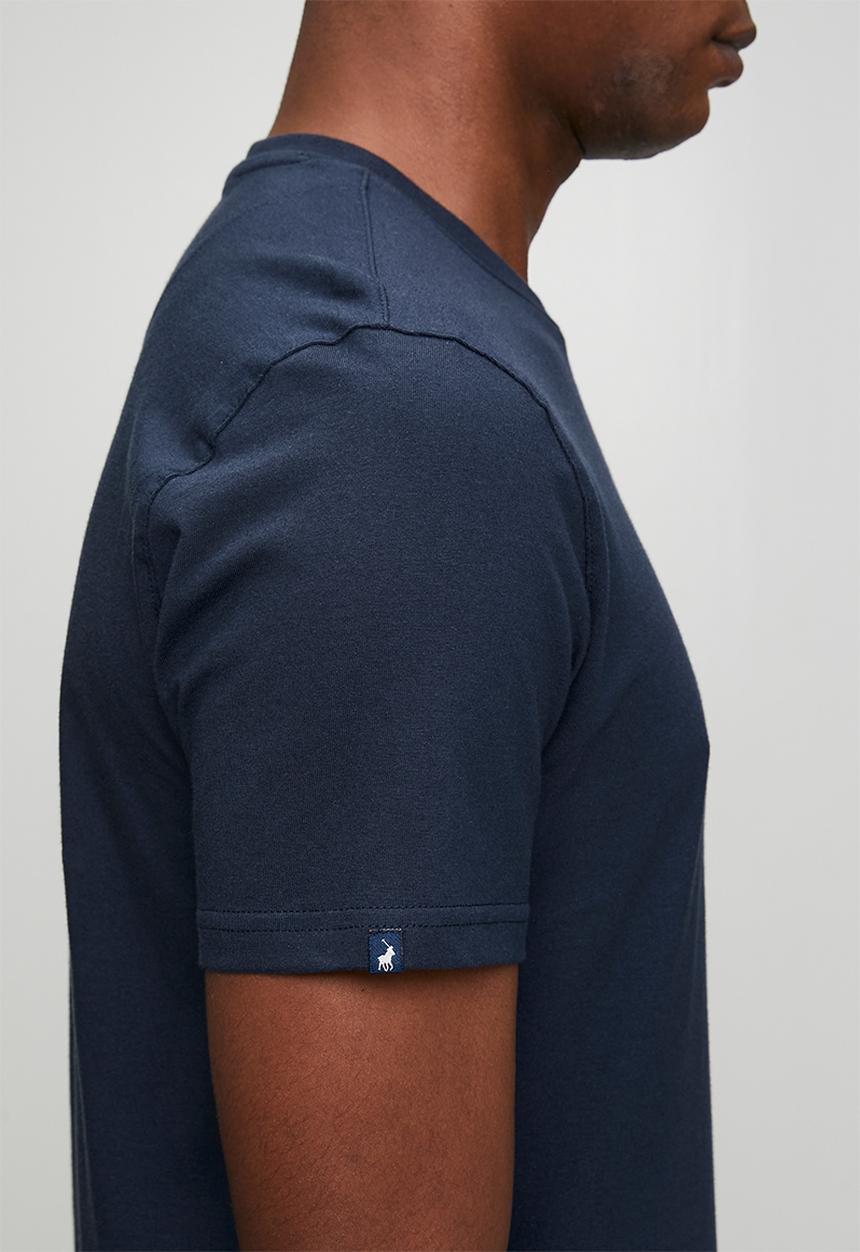 POLO - Mens logo printed  short sleeve T-shirt - navy
