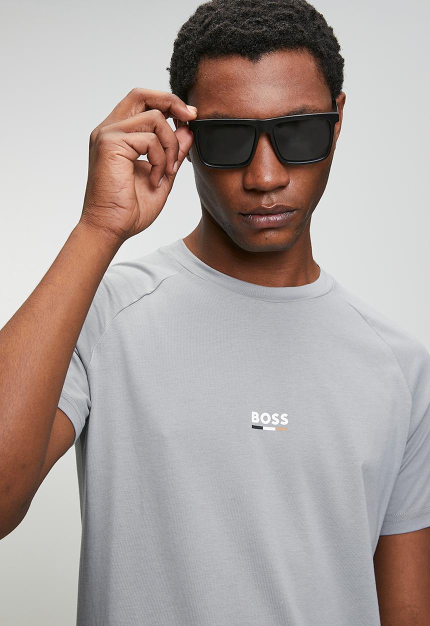 BOSS - T-Shirt RN Slim Fit - Open Grey