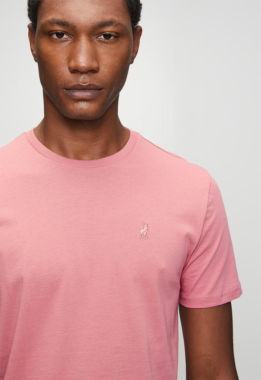 POLO - Mens essential crew neck short sleeve tee - Pink