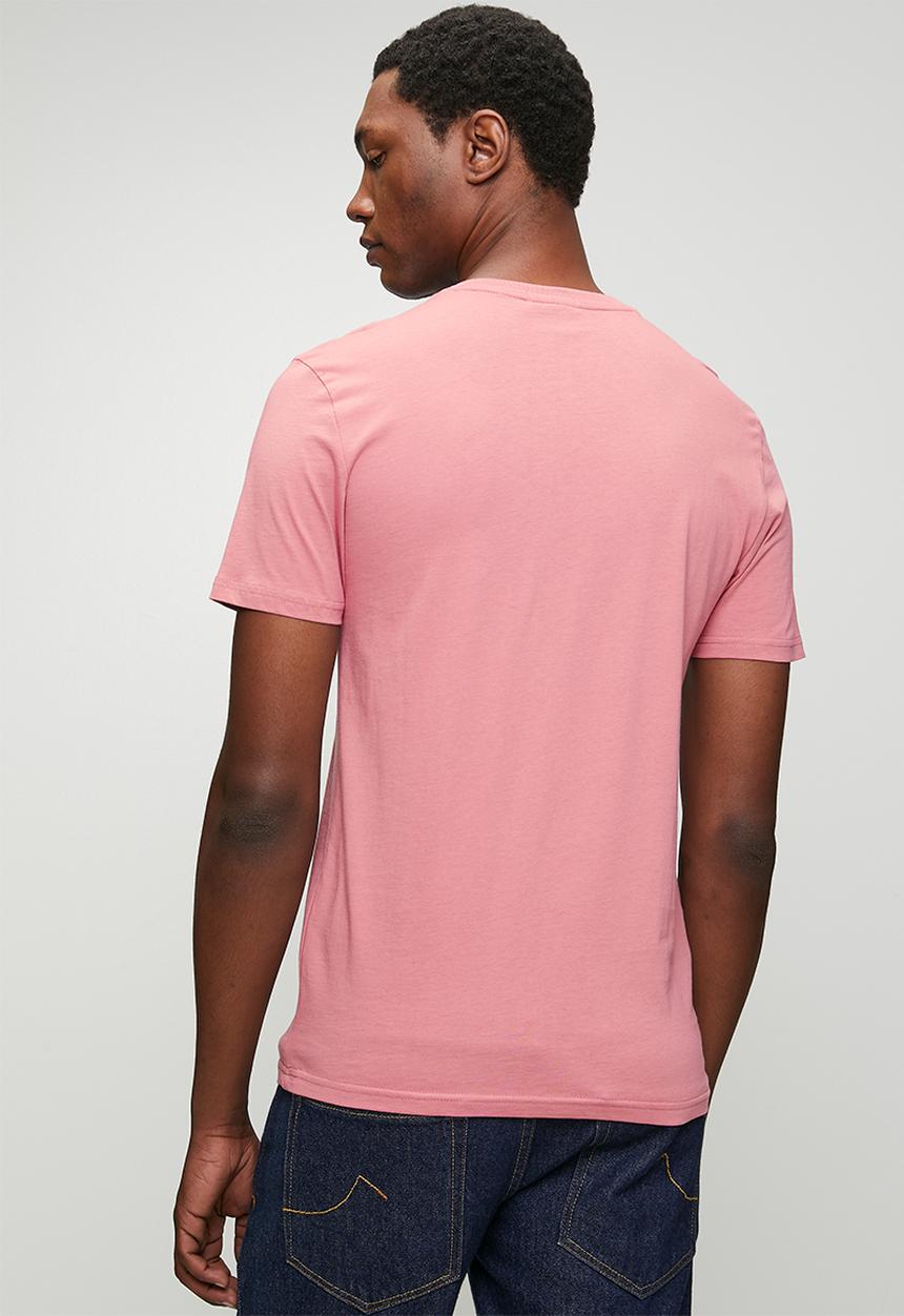 POLO - Mens essential crew neck short sleeve tee - Pink