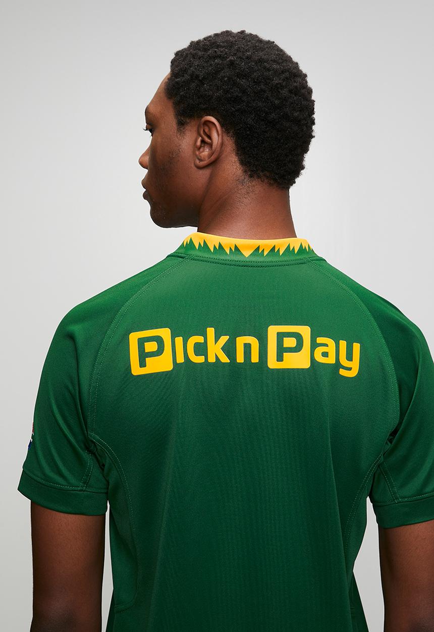 Nike - Springbok STD SS JSY Home VL-Gorge Green/University Gold