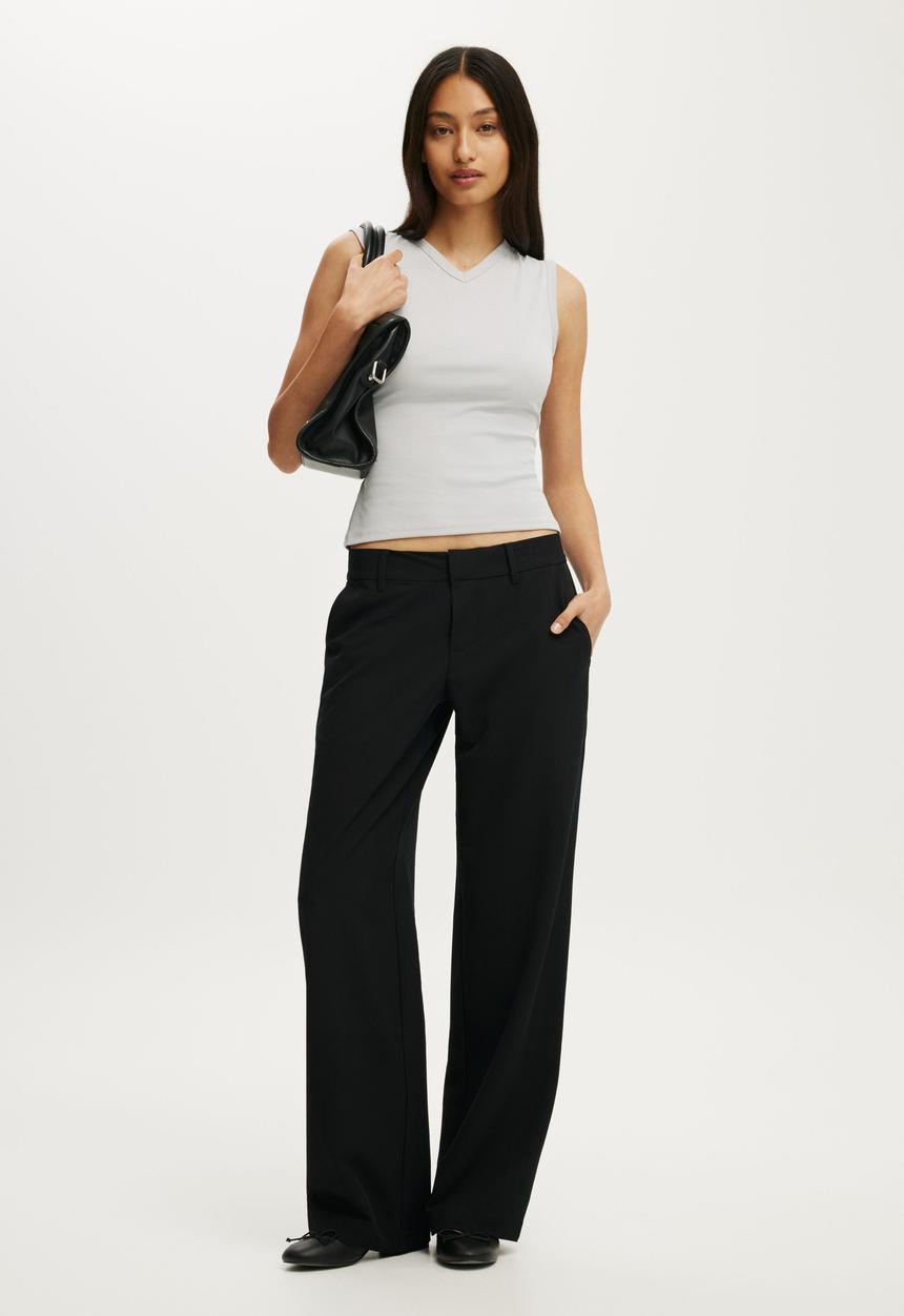 Cotton On - Saskia Suiting Pant - Black