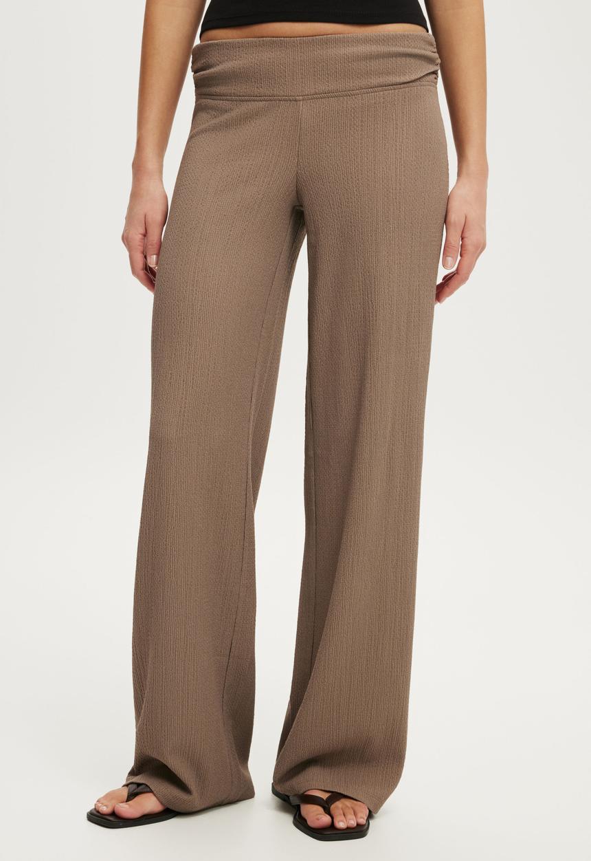 Cotton On - Mia Pant - Washed Mocha