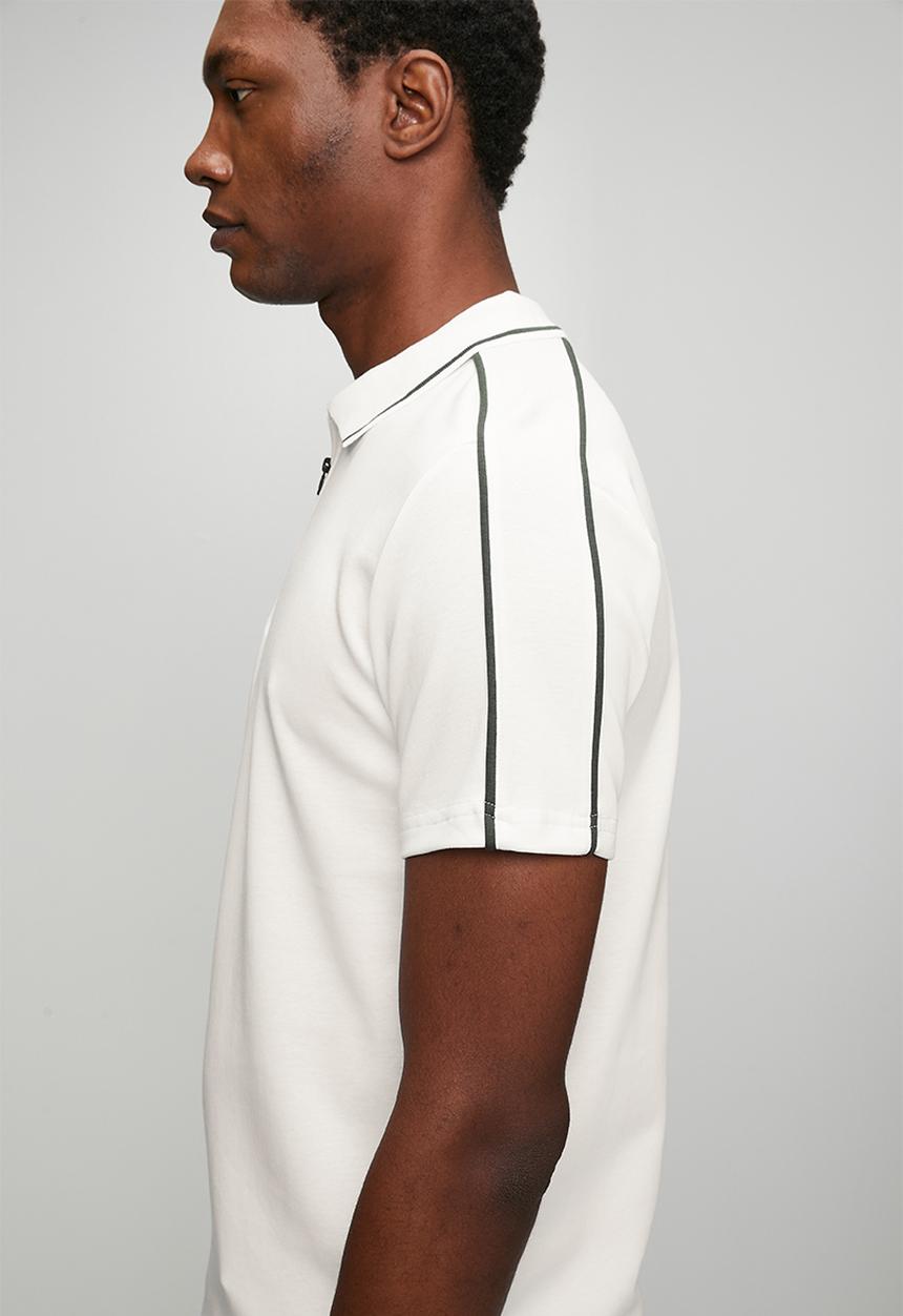 POLO - Mens sport short sleeve golfer - White